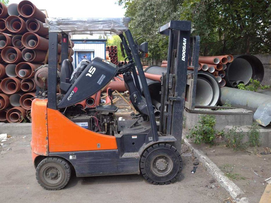 Аренда газового вилочного погрузчика б/у Doosan G15S-5 от 3 месяцев D4/12B