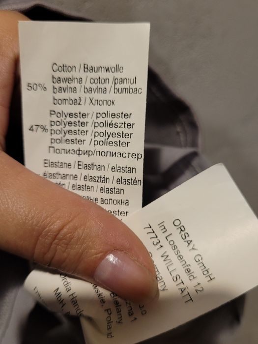 Sukienka szara Orsay s jak nowa