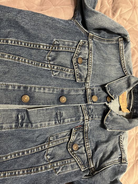 Джинсовая куртка джинсовка Levis женская