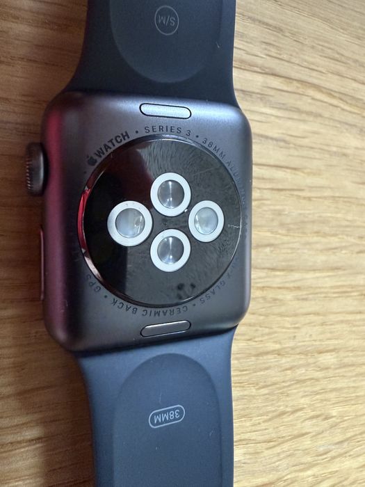 Watch 3 38mm Aluminum Ceraminc black GPS LTE