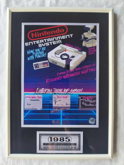 Moldura Nintendo Entertainment System (NES) (1985) Promotional Art