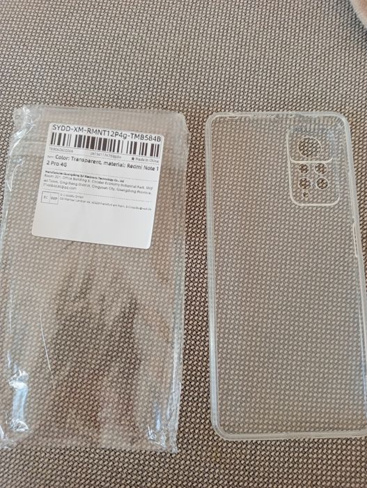 Capa de silicone para Redmi note 12 pro 4g