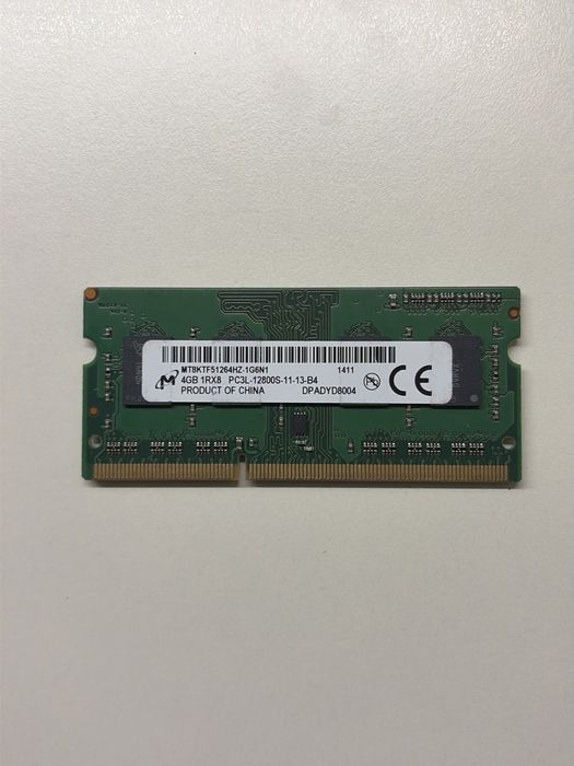 Памʼять Samsung/Hynix/Micron/Kingston 4Gb   DDR3 1600/1333 1.35/1.5В