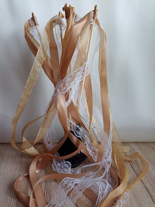 Chorągiewki na wyjście z kościoła ślubne