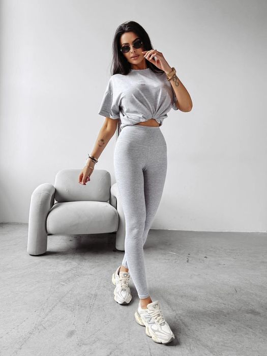 Komplet Olavoga Dessert S M czarny szary różowy