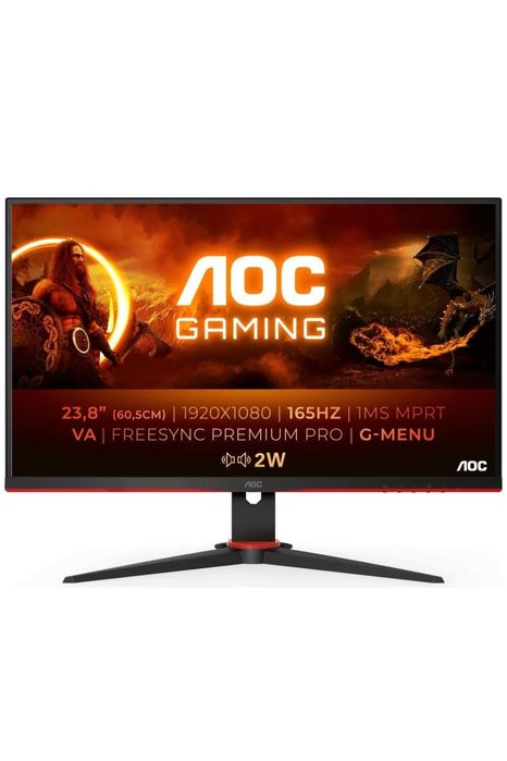 НОВИЙ Монітор 23.8" 165 Hz (Гц) AOC 24G2SAE/BK