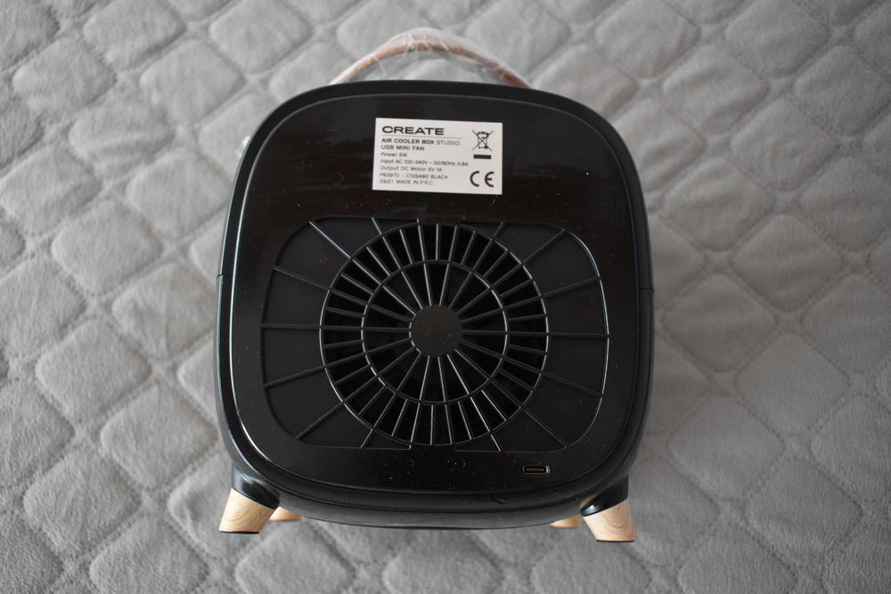 Create Air Cooler Box Studio - Mini ventilador/humidificador de mesa