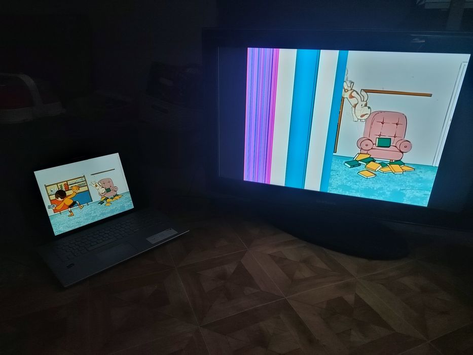 TV Samsung 37 cali + HP gratis