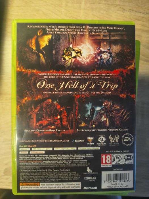 Shadows Of The Damned Xbox 360
