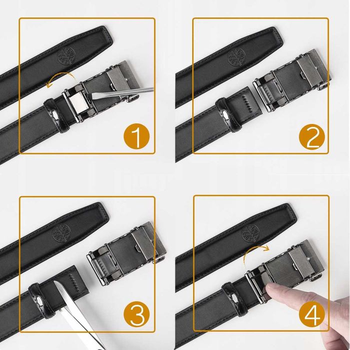 Betlewski Pasek Męski Do Spodni Skóra Naturalna Automatyczna Klamra