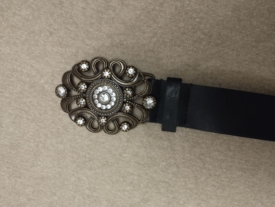 Ремень женский с винтажной пряжкой