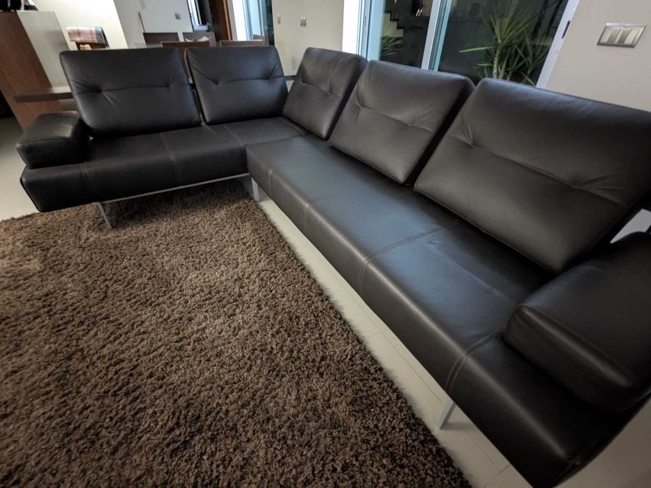 Sofá em pele - modelo Rolf Benz