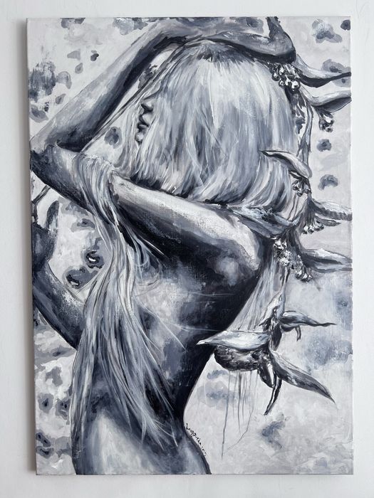 Obraz ręcznie malowany 70X100