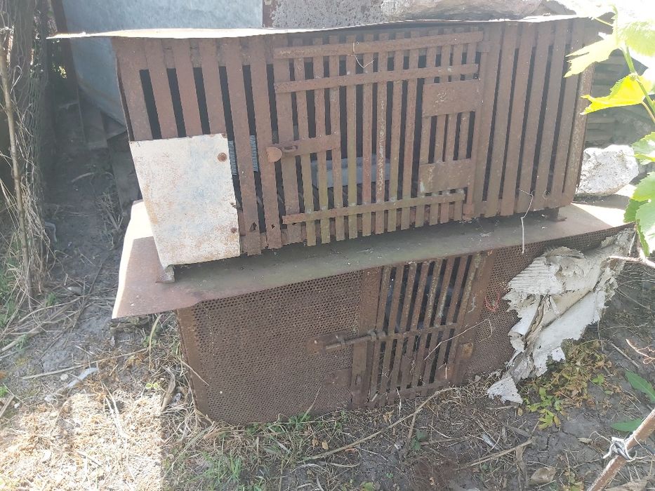 Клітка для кролів і нутрій металева 3шт.