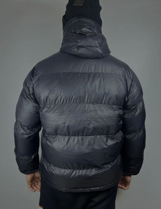 Зимовий водонепроникний пуховик Stussy чорний,розмір M.