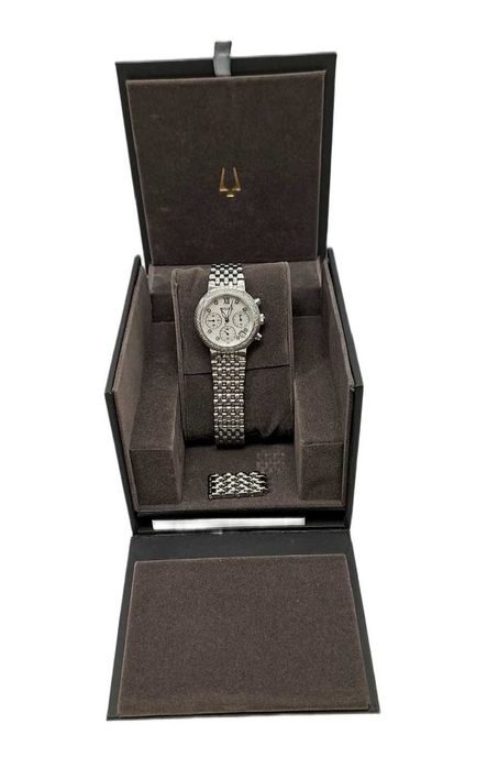Zegarek bulova quartz 96w204 bulova classic diamonds