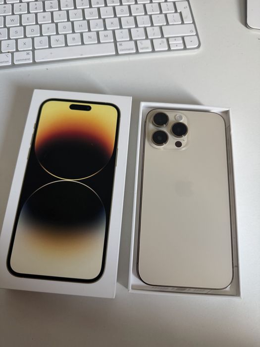 Bateria 100% iPhone 14 Pro Max 512gb Gold Idealny