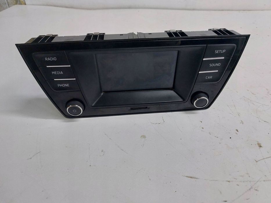 skoda fabia iii 14r> radio nawigacja ekran oryginał 6v0035871b