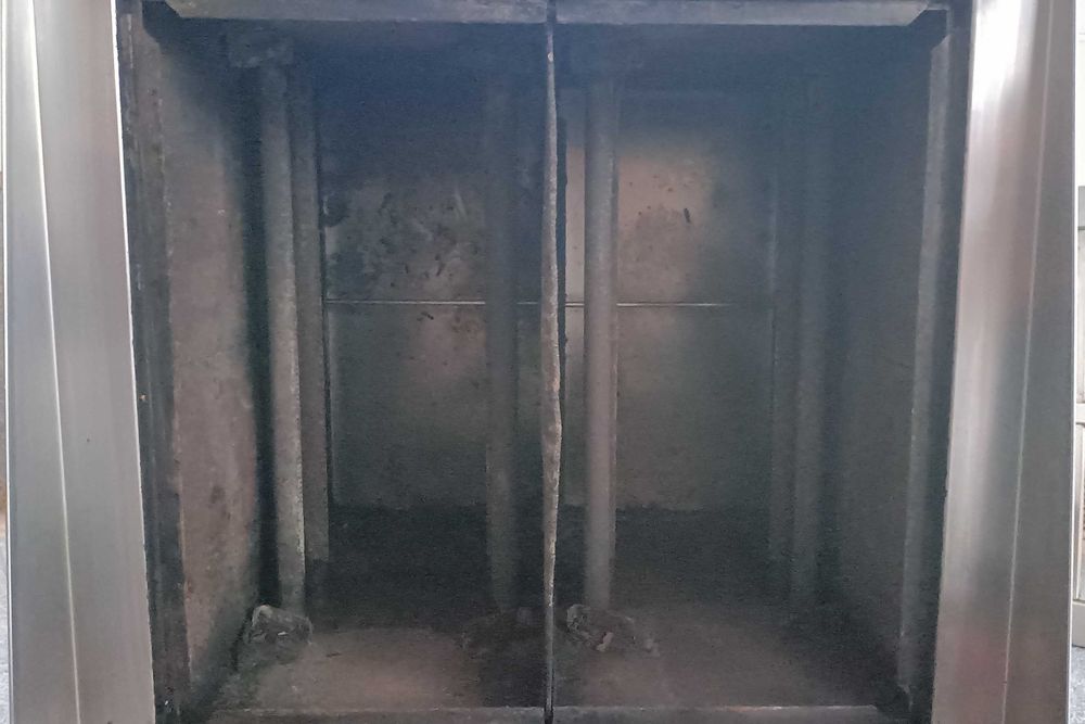 Grelhador a gás duplo industrial