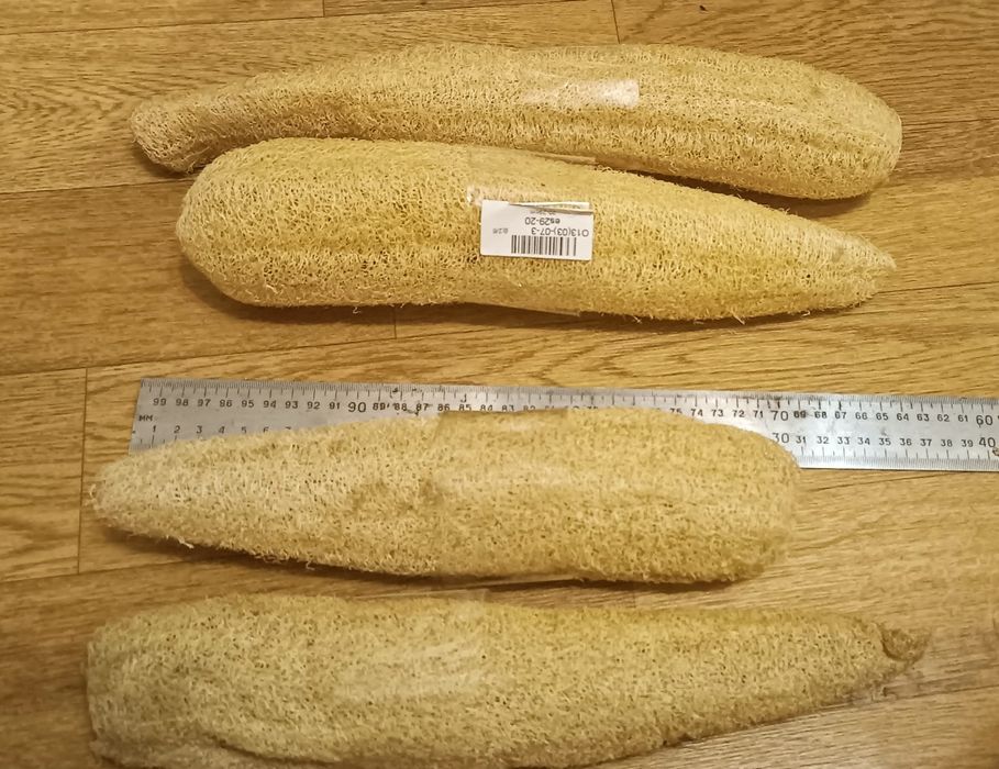 Мочалка люффа натуральна довжина від 25 см