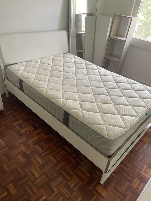 Cama casal 1400x2000 ( posso vender em separado )
