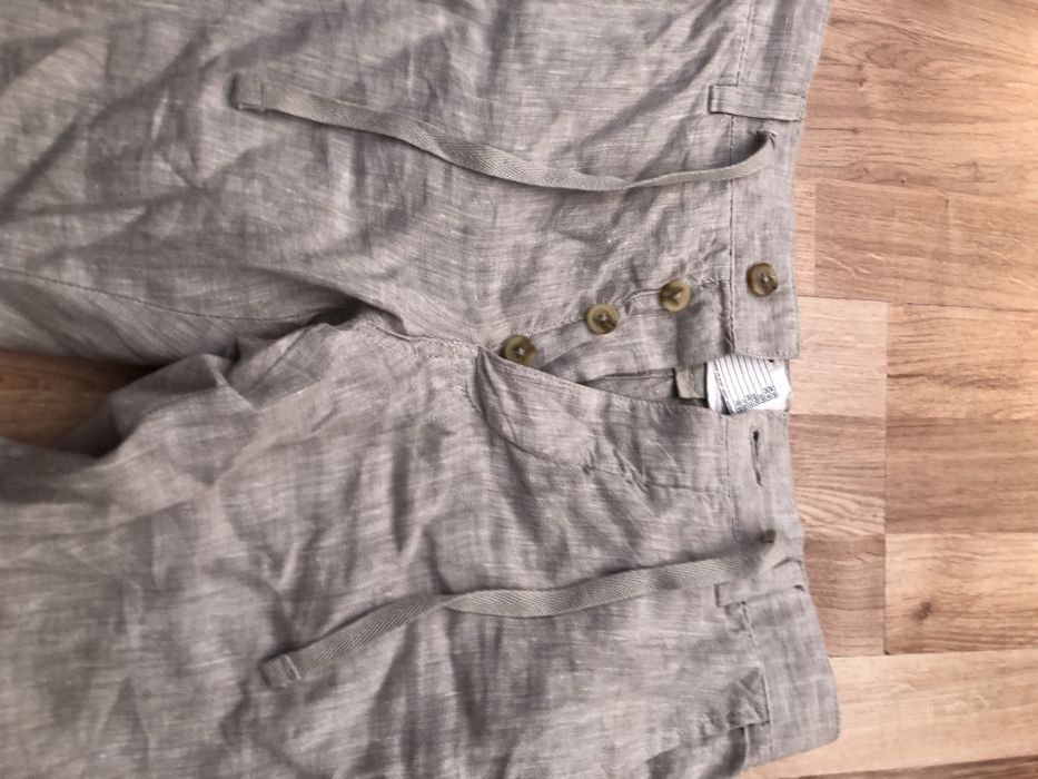 Spodnie lniane 100% nowe H&M