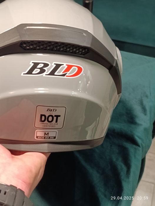 Kask szczękowy motocyklowy L M