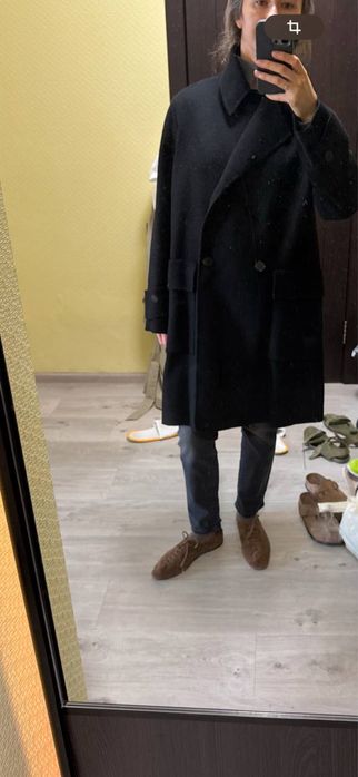 Пальто шерстяне massimo dutti