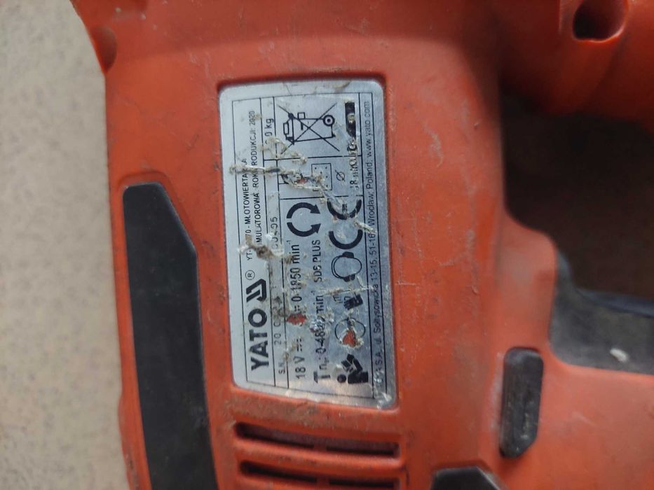 Młotowiertarka akumulatorowa YATO YT-82770 / Nowy Lombard / Cz-wa