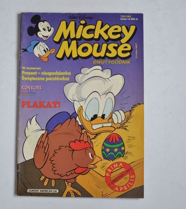 Mickey Mouse 7/1993 komiks Disney