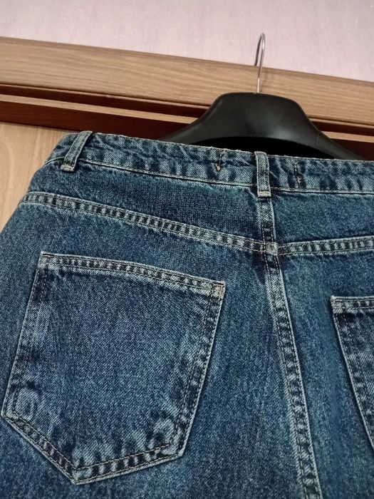 Джинси жіночі широкі xl сині як нові