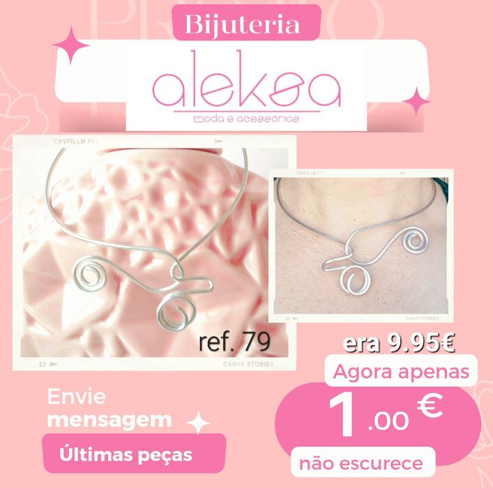 Colares 1€ NOVOS c/etiqueta (artigos de loja)