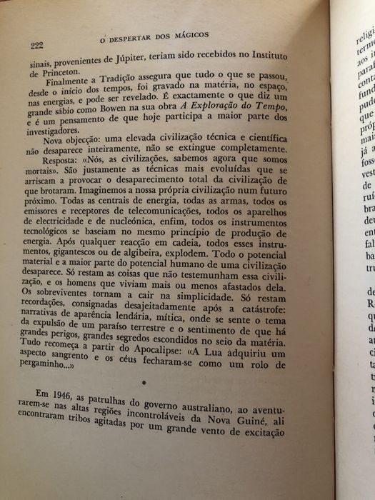 Livro”O Despertar dos Mágicos” de Louis Pauwels e Jacques Bergier