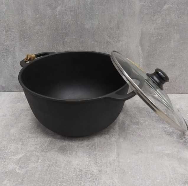 Кришка + чавунна чугун основа = казанок maysternya ( кастрюля )