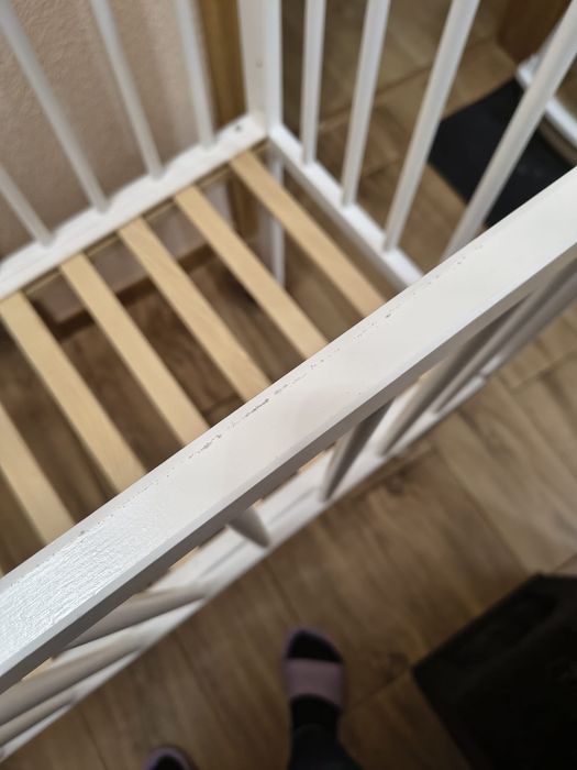 Dostawka dla dziecka biała 90x40