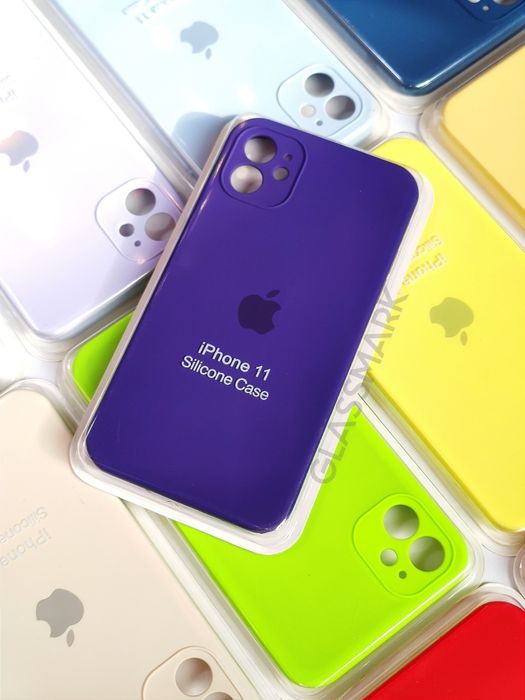 Квадратный чехол для iPhone 11 чохол з квадратними бортами айфон 11