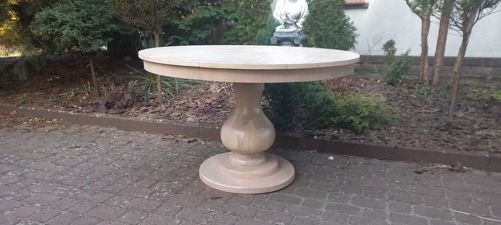 konsola drewniana  czarna 140 cm