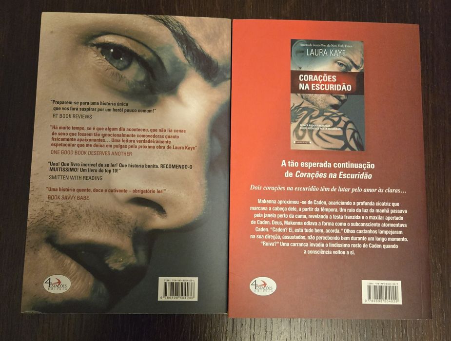 2 Livros: Corações na Escuridão e Amor às Claras