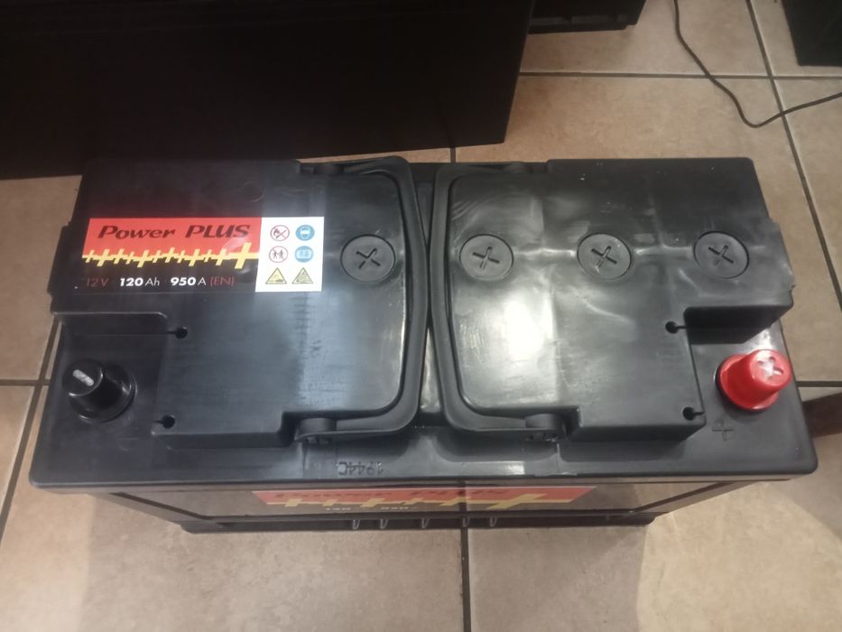 Akumulator 120Ah P+ 12V 950A EN POWERPLUS 120 Ah