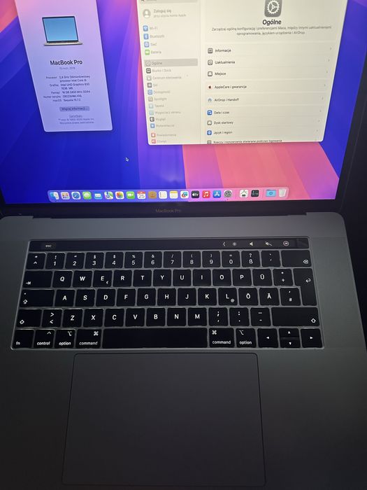 Apple macbook pro 15 2019 i9