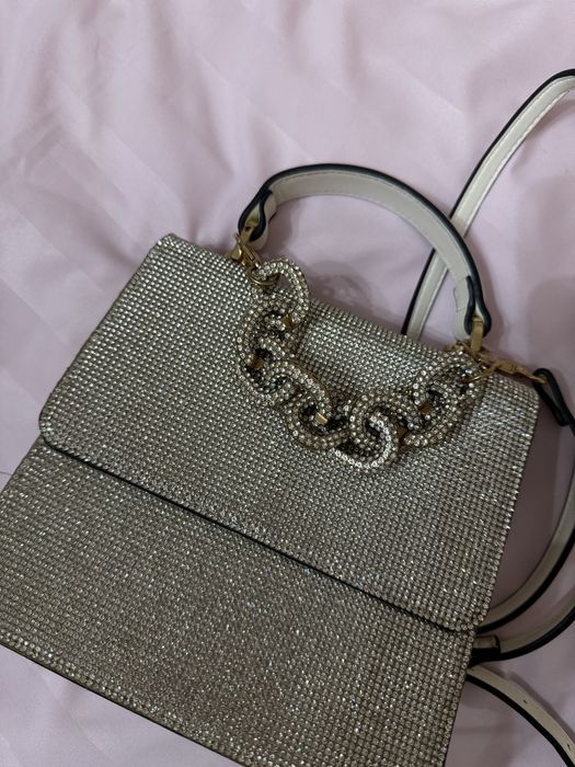 Сумка Aldo зі стразами(біла)