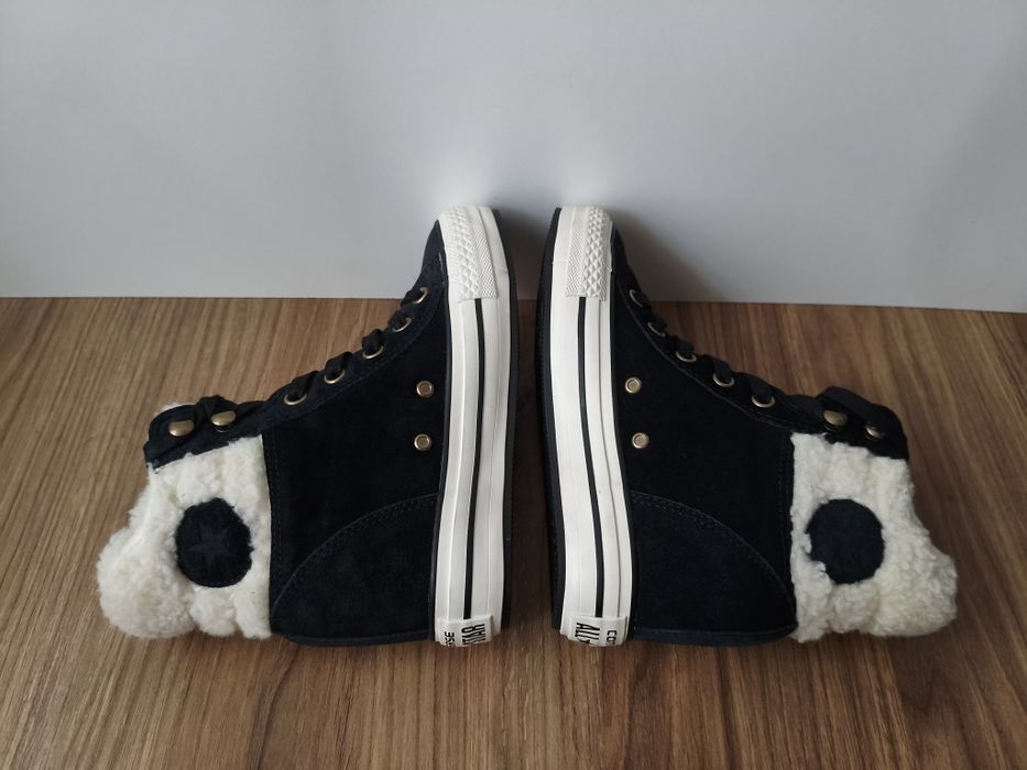 Buty Converse All Star Platform Plus Winter trampki ociepl 36,5 23,5cm