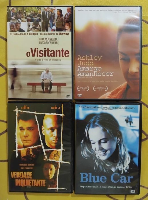 A: DVDs Filmes 0,40 cêntimos Comédia, Terror, Românticos, Ficção