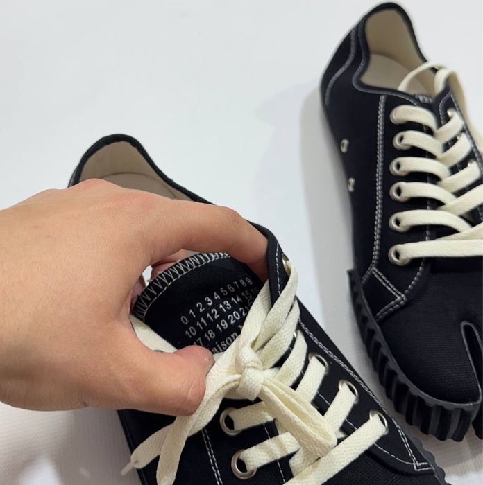 кеды Maison Margiela Tabi Total Black 39 40
