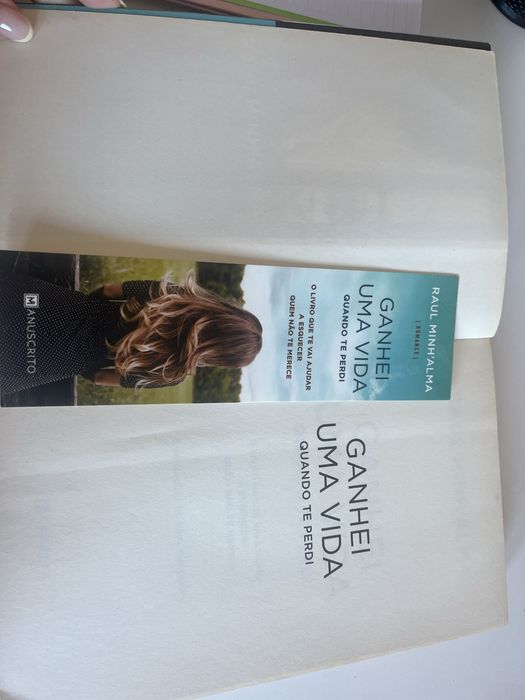 Livro Ganhei uma vida quando te perdi