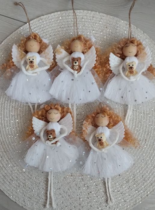 Aniołki  makrama zestaw