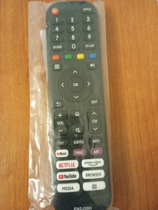 Comando para TV hisense