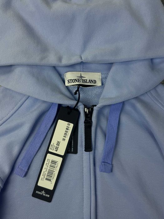 Зіп-худі Stone Island BLUE SKY зип худи Стон Айленд блакитний кофта