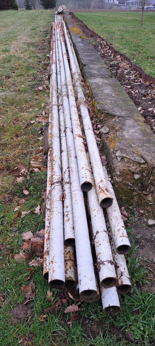 Rury żeliwne z demontażu szklarni