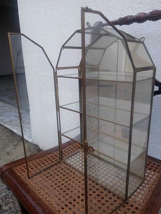 Elegante Vitrine Vidro e espelho